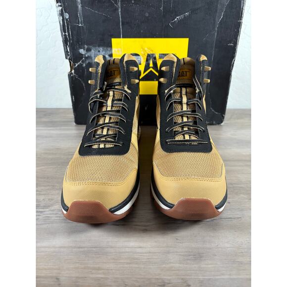 Caterpillar Passage Mid CT Carbon Comp Toe Yellow Boot Mens Size 9.5 EU 42.5 New main image 5